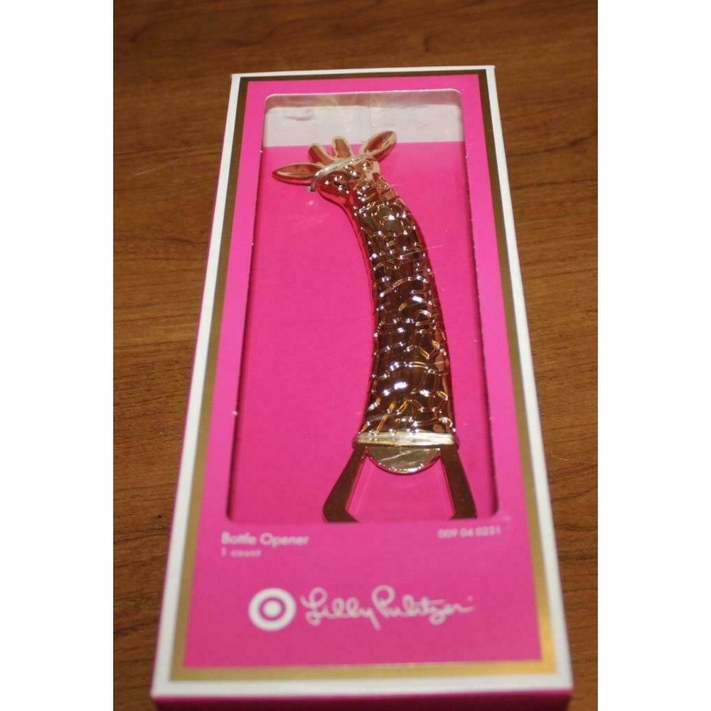 Lilly Pulitzer  GIRAFFE HEAD BOTTLE OPENER   NIB   Target Limited